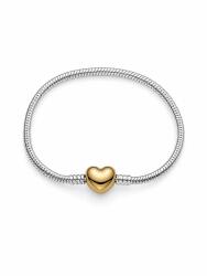 ElectraStore Bratara Argintie Tip Pandora Cu Charm Inima (C4634-1)