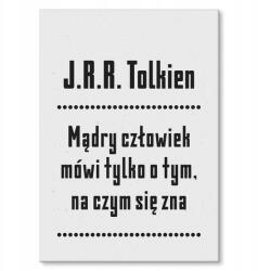 SteelPoster Fém poszter idézet Tolkien Tábla 30 x 42 cm +ajándék (plakat dekoracyjny, metalowa tablica, szyld)