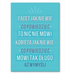 SteelPoster Fém poszter Férfi és nő Tábla Tepsi 22 x 31 cm +ajándék (plakat dekoracyjny, metalowa tablica, szyld)