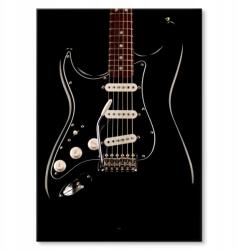 SteelPoster Fém poszter Gitár Tábla 30 x 42 cm +ajándék (plakat dekoracyjny, metalowa tablica, szyld)
