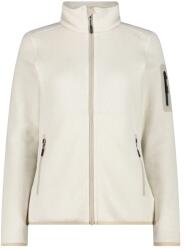 CMP Дамско поларено яке CMP Women's Jacket Jacquard Knitted Fleece jacket - Bianco Gesso / Darker - размер 48 (EU) (105-4942-2818)