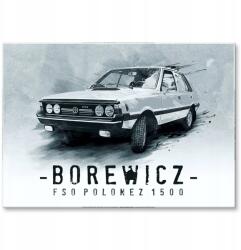 SteelPoster Fém poszter Polonez Borewicz Tábla 30 x 42 cm +ajándék (plakat dekoracyjny, metalowa tablica, szyld)