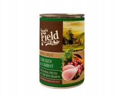 Sam's Field True nedves kutyaeledel konzerv Csirke sárgarépával 400g