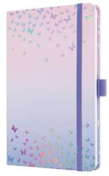 Sigel Naptár, A5, heti, 2027, kemény borító, SIGEL Jolie , Butterfly Confetti Candy (7J347) - molnarpapir