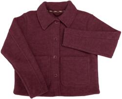Engel Дамско вълнено яке Engel Women's Cropped Jacket Wool jacket - Bordeaux Melange - размер 42/44 (EU) (105-4631-0413)