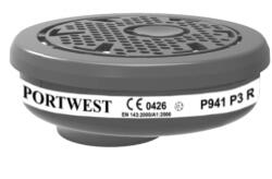 Portwest P941 - P3 részecskeszűrő bajonett csatlakozással, 6 db/csomag (P941BRR)