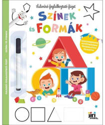 JIRI MODELS Suliváró foglakoztató füzet, 22 lekaparható lap + filctoll, Színek és formák (JRM-8266-1) - mesescuccok