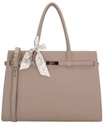 Charm London Bézs nagyméretű shopper laptoptáska „Crystal (K01593-117-light-taupe-HU)