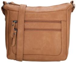 Beagles Világosbarna elegáns crossbody táska „Emerylis (K25607-010-camel-HU)