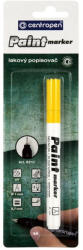 Centropen Lakkmarker 0, 7mm, vékony metál hegy Centropen 9211 sárga - suplix