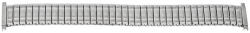  Rugós karóra csat, acél, ezüst színű, 160 mm / 16 - 21mm (7150-6)
