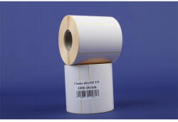  Etikett címke thermo, 60x100mm, tekercses, 1000 címke/tekercs fehér - azellato