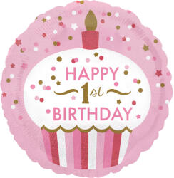 anagram Szám, Számos lufi 18" 45cm - 1-es lufi, Happy 1st Birthday (LUFI261750)