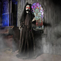 D&D Menyasszony Halloween óriás figura hangot adó, mozgó LED-es műanyag, textil 120x18x170 cm fekete (DD69657)