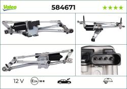 Valeo Sistem stergator parbriz VALEO 584671 (584671) - fixbox