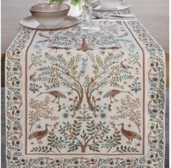 EUROFIRANY William morris ihlette gobelin asztalterítő Natúr 40x100 cm +/-5%