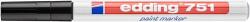 edding Lakkmarker, 1-2 mm, EDDING ˝751˝, fekete