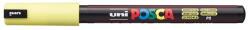 uni Dekormarker, 0, 7 mm, UNI ˝Posca PC-1MR˝, napsárga