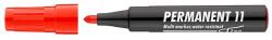 ICO Alkoholos marker, 1-3 mm, kúpos, ICO ˝Permanent 11˝, piros