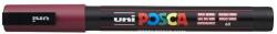 uni Dekormarker, 0, 9-1, 3 mm, UNI ˝Posca PC-3M˝, vörösbor