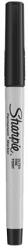 Sharpie Alkoholos marker, 0, 5 mm, kúpos, SHARPIE ˝Ultra Fine Point˝, fekete