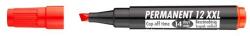 ICO Alkoholos marker, 1-4 mm, vágott, ICO ˝Permanent 12 XXL˝, piros