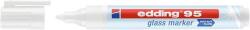 edding Üvegtábla marker, 1, 5-3 mm, kúpos, EDDING ˝95˝, fehér