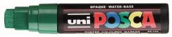 uni Dekormarker, 15 mm, vágott, UNI ˝Posca PC-17K˝, zöld