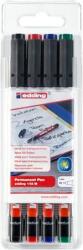edding Alkoholos marker készlet, OHP, 1 mm, EDDING ˝142 M˝, 4 különböző szín