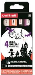 uni Krétamarker készlet, 1, 8-2, 5 mm, UNI ˝PWE-5M˝, ˝Halloween˝, 4 különböző szín