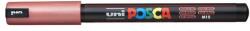 uni Dekormarker, 0, 7 mm, UNI ˝Posca PC-1MR˝, metálpiros