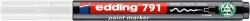 edding Lakkmarker, 1-2 mm, PCR, EDDING ˝791˝, fehér