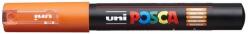 uni Dekormarker, 0, 7-1, 0 mm, UNI ˝Posca PC-1M˝, narancs