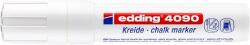 edding Krétamarker, 4-15 mm, vágott, EDDING ˝4090˝, fehér