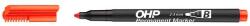 ICO Alkoholos marker, OHP, 2-3 mm, B, ICO, piros