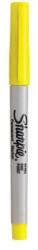 Sharpie Alkoholos marker, 0, 5 mm, kúpos, SHARPIE ˝Ultra Fine Point˝, sárga