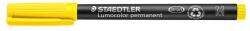 STAEDTLER Alkoholos marker, OHP, 1 mm, STAEDTLER ˝Lumocolor® 317 M˝, sárga