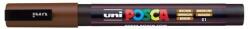 uni Dekormarker, 1, 8-2, 5 mm, UNI ˝Posca PC-5M˝, barna