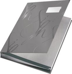 LEITZ Aláírókönyv, A4, 18 részes, karton, LEITZ ˝Design˝, szürke