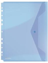 DONAU Irattartó tasak, A4, PP, patentos, lefűzhető, DONAU, kék