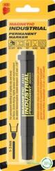 ICO Alkoholos marker, ipari, 1-3 mm, kúpos, mágnessel, ICO ˝Magnetic industrial permanent 11 XXL˝, fekete