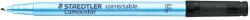 STAEDTLER Alkoholmentes marker, OHP, 0, 6 mm, STAEDTLER ˝Lumocolor® 305 F˝, fekete