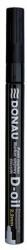 DONAU Lakkmarker, 2, 2 mm, S, DONAU ˝D-oil˝, fekete