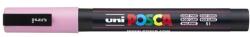 uni Dekormarker, 0, 9-1, 3 mm, UNI ˝Posca PC-3M˝, világos rózsaszín