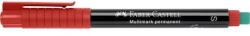 Faber-Castell Alkoholos marker, OHP, 0, 4 mm, FABER-CASTELL ˝Multimark 1523˝, piros