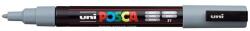 uni Dekormarker, 0, 9-1, 3 mm, UNI ˝Posca PC-3M˝, szürke