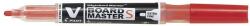 Pilot Táblamarker, 1, 3 mm, EF, kúpos, PILOT ˝V-Board Master S˝, piros