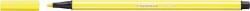 STABILO Filctoll, 1 mm, STABILO ˝Pen 68˝, neon sárga