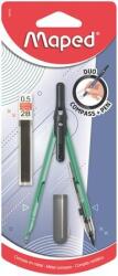 Maped Körző, heggyel, 2in1, ceruzává alakítható, MAPED „Compass Pen, vegyes színek
