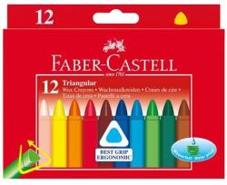Faber-Castell Zsírkréta, háromszögletű, FABER-CASTELL , 12 különböző szín